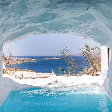 Villa Black Villa- Cave Heated Pool Mykonos Town