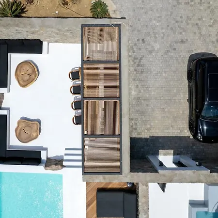Black Villa- Cave Heated Pool Villa Mykonos Town